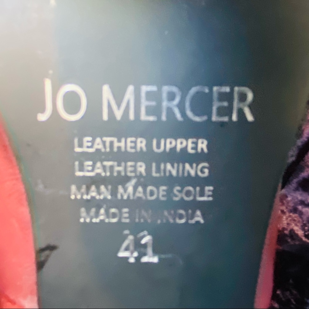 JO MERCER Brown Leather Boots Size 41 (Size 10 Aus) - Picture 13 of 15